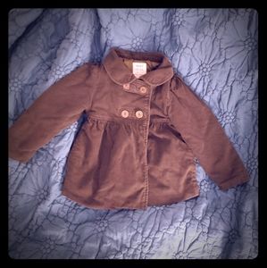 Olive green 3T Old Navy girls peacoat